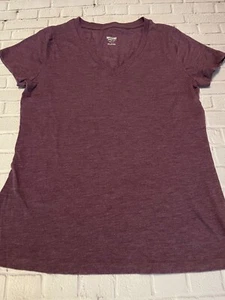 Mossimo Woman's Raisin Colored T-Shirt Size Large - Picture 1 of 6