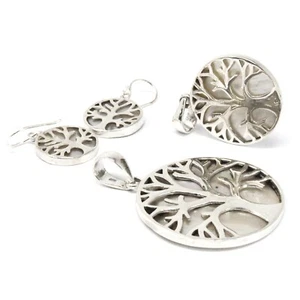 Tree of Life Silver Jewellery Pendants & Earrings Handmade & Fairly Traded - Picture 1 of 13