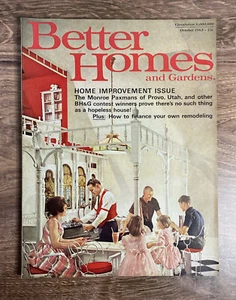 Better Homes and Gardens Magazine October 1963 Rare Clean Vintage Ideas - Picture 1 of 8