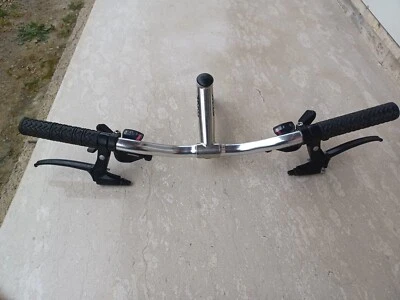 Manubrio Completo Shimano 3x8 Velocita Mtb - Immagine 1 di 4