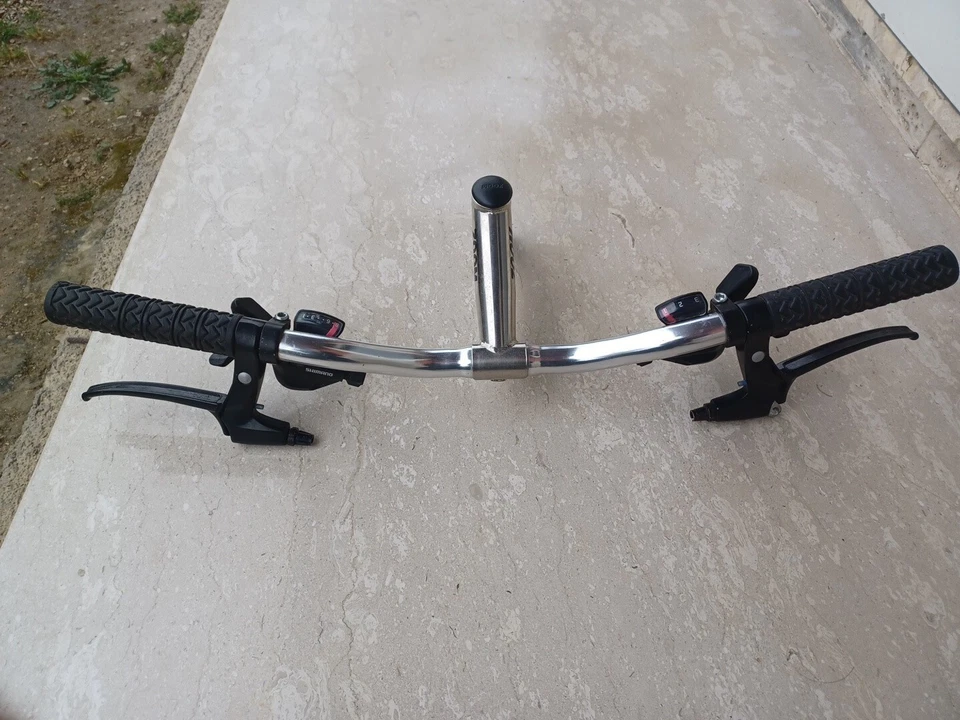 Manubrio Completo Shimano 3x8 Velocita Mtb - Immagine 1 di 4