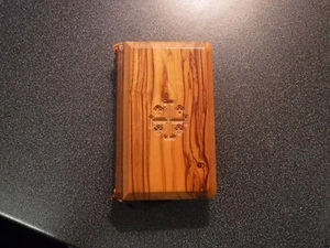 VTG The Red Letter New Testament Bible Olive Wood Cover 1950 Pocket Size  - Picture 1 of 5
