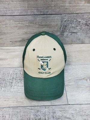Highlands 高尔夫和乡村俱乐部绿帽帽子可调节肩带 OSFA — 第 1/3 张图片