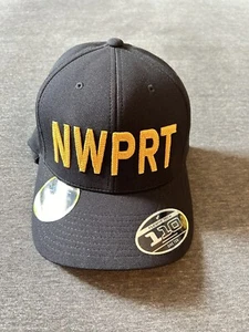Newport Beach Hat, NWPRT Design, OSFM Adjustable Black Yellow, New, Ships Free - Picture 1 of 9