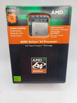 AMD Athlon 64 Processor 3500+ Socket 939 Single Core Hyper Transport NEW IN BOX! - Image 1 of 3