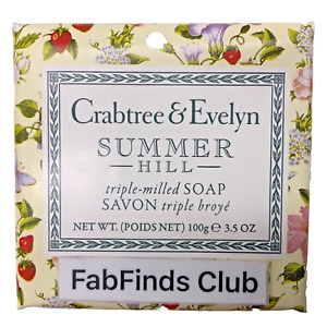 Crabtree & Evelyn Summer Hill Triple Milled Bar Soap 3.5oz