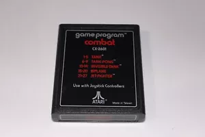 VIDEOJUEGO COMBAT (Atari 2600 VCS) 1977 limpio probado 5200 7800 - Imagen 1 de 2