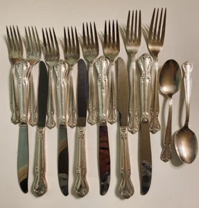 Piattole eleganti da donna ROGERS & BRO Daybreak anni '50 set 17 pz: vedi descrizione - Foto 1 di 5
