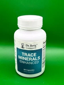 Dr. Berg Trace Minerals Enhanced 60 Ct, Ex 7/25 - Picture 1 of 3