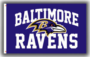 Baltimore Ravens Football Team Fan Apparel Flag 90x150cm 3x5ft Best Banner