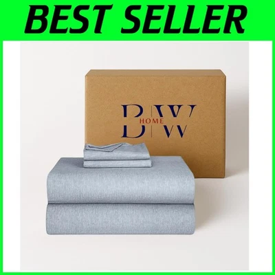 Heather Flannel Sheet Set, 100% Organic Cotton, Si - Image 1 of 4