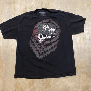 Vintage Metal Mulisha Skull T-Shirt 2XL Skater Grunge Goth y2k Cyber Emo MX - Bild 1 von 6