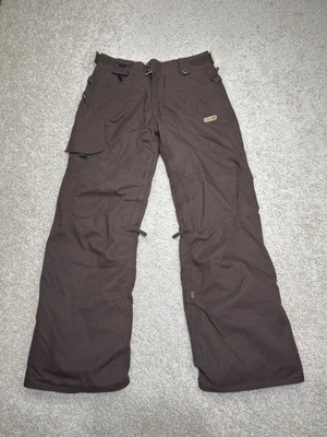 686 Smarty Snow Pants Womens Size XS 3 in 1 Brown Ski Cargo Sweatpants Liner - Image 1 of 4