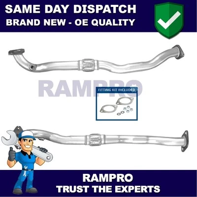 Tubo de escape + Kit de montaje Torq central para Fiat Bravo 2007-2014 1.4 51789968 Foto 1 de 4