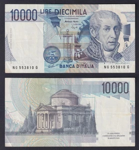 Banknoten Italien 10000 Livres Time 1984 (1995) P 112c BB / Vfn - Bild 1 von 1