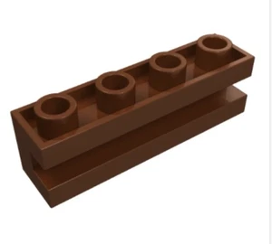 LEGO® Part 2653 - Brick, Modified 1 x 4 with Channel - Picture 1 of 1
