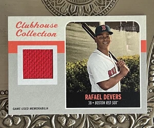 2019 Topps Heritage - Clubhouse Collection Relics Rafael Devers #CCR-RD (MEM) - Bild 1 von 2