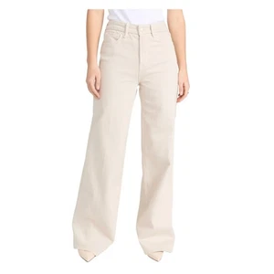 Good American Good Skate High Rise Loose Leg Jeans Bone 001 Größe 16 Damen - Bild 1 von 11