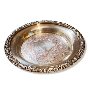 Antique 1821 Blagden Hodgson & Co Sheffield Silverplate Serving Dish / Plate - Picture 1 of 12