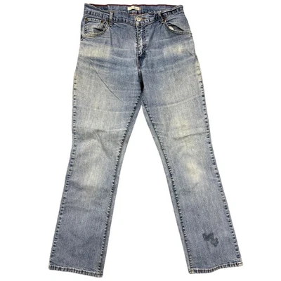 Levis 550 Jeans Womens 14M Light Wash Bootcut Relaxed Fit Stretch Denim Red Tab - Image 1 of 4