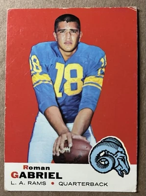 1969 Topps Roman Gabriel #125 Los Angeles Rams VG/EX - Image 1 of 2