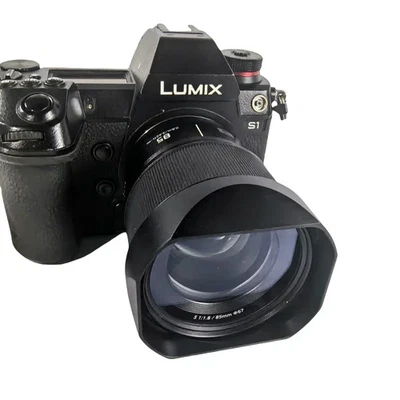 OLOEY Square Lens Hood for Panasonic LUMIX S 35mm F1.8 50mm F1.8 85mm F1.8 L Mount