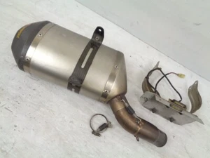 KAWASAKI ZX-6R 05-06 AKRAPOVIC Racing Line Titanium Slip-on Muffler - Picture 1 of 10