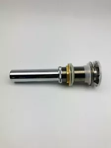 Badezimmer und Gefäßspüle Pop-Up Abfluss gebürstetes Nickel 8,5" P05-BN - Bild 1 von 2