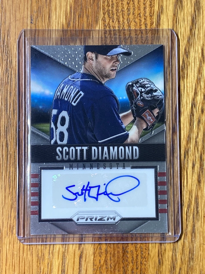 Scott Diamond 2014 MLB Panini Prizm Auto #17 Minnesota Twins ⚾️⚾️⚾️🔥🔥🔥 Foto 1 de 2