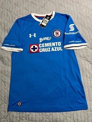UNDER ARMOUR CRUZ AZUL MEXICO 16/17 LOCAL AUTHENTIC UNDER ARMOUR ORIGINAL MEN’S - Image 1 of 4