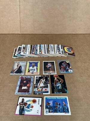 Charlotte Bobcats/Hornets Basketball Card Lot of 100 Rookies & Vets Modern & VTG - Image 1 of 4