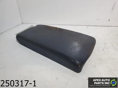 OEM 1987-1989 Jaguar XJ6 3.6L  Center Console Armrest Black Leather - Image 1 of 4