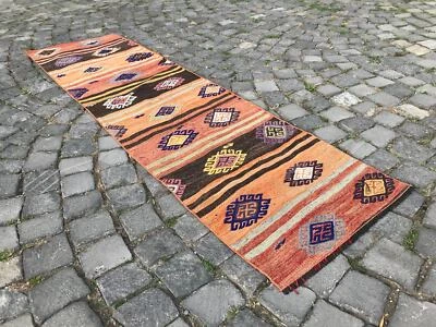 Alfombra antigua turca alfombra bohemia alfombra Oushak alfombra vintage alfombra de lana hecha a mano Foto 1 de 4