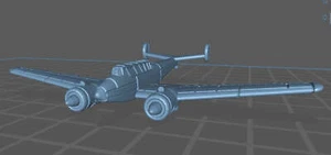 Potez 630 - French Air - 1:200 Scale - Great for Table Top War Games and Diorama - Picture 1 of 2