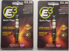 E3 E3.36 Spark Plug Powersport 12mm .75" Gasket-Seat Motorcycle/Snow - 2 Pack
