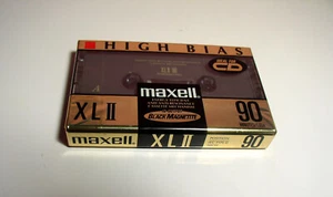 Maxell High BiasXL II 90min Energy Efficient & Anti-Resonance Cassette Mechanism - Picture 1 of 2