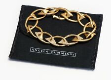 Angela Cummings 18K Yellow Gold Diamond Link Bracelet
