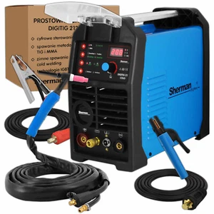 Sherman DIGITIG 212 COLD TIG Poste à souder MMA 200A IGBT - Imagen 1 de 9
