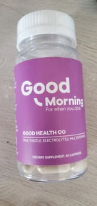 Good Health Good Morning Hangover Pills Clinically Tested Liver Support 60 Caps - Picture 1 of 2