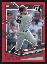 2023 Panini Donruss Red Foil #'d /2023 #218 Carlton Fisk