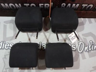 Mazda 2009 2010 3 escotillas traseras 2,3 L L4 DOHC 16 V OEM reposacabezas asientos (negro) tela Foto 1 de 4