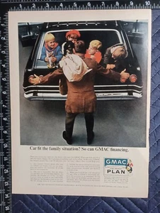 Vintage 1965 GMAC Time Payment - Chevrolet Station Wagon Magazine Print Ad 113 - Picture 1 of 1