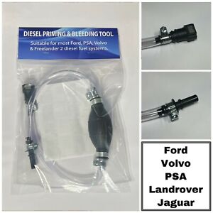 Ford Diesel Fuel Prime Bleed Pump Tool - For Ford PSA Landrover Jaguar Volvo