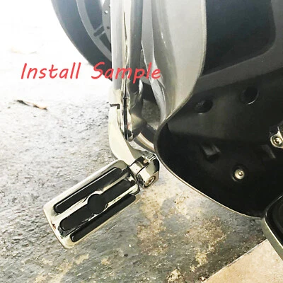 Highway Pegs Foot Rests Clamps 1.25" Engine Guard For Harley Davidson Road Glide Foto 1 de 4