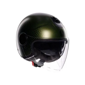 Casco Jet AGV ETERES Andora Matt Green/Black - Picture 1 of 8