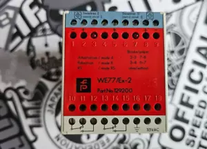 Pepperl + Fuchs WE77/EX-2 115V AMPLIFICATORE INTERRUTTORE INGRESSO DIGITALE 2 CANALI, 129200 - Foto 1 di 4
