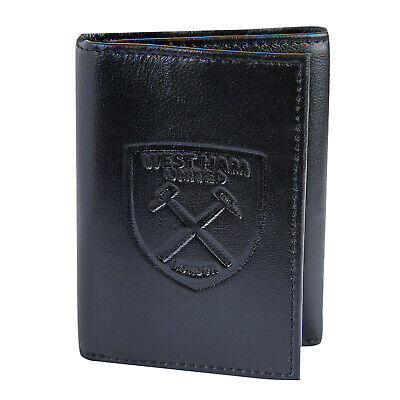 West Ham United Mens Wallet Travel Leather Embossed Crest OFFICIAL Football Gift • 12.21€