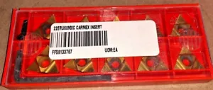 CARMEX CARBIDE THREAD INSERTS 22IR U60 MXC QUANTITY 10 - Picture 1 of 2