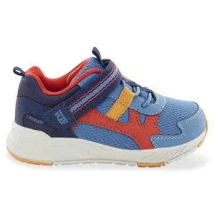 Stride Rite M2P Player Sneaker Kids US 10 Blue Multi Hook & Loop Shoes ZPO2776 - Picture 1 of 14
