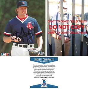 Roger Clemens signed Boston Red Sox baseball 8x10 photo Beckett COA autographed - Picture 1 of 4